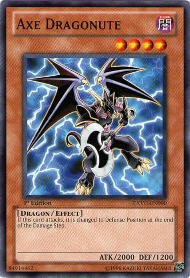 Axe Dragonute Extreme Victory Yu-Gi-Oh! card