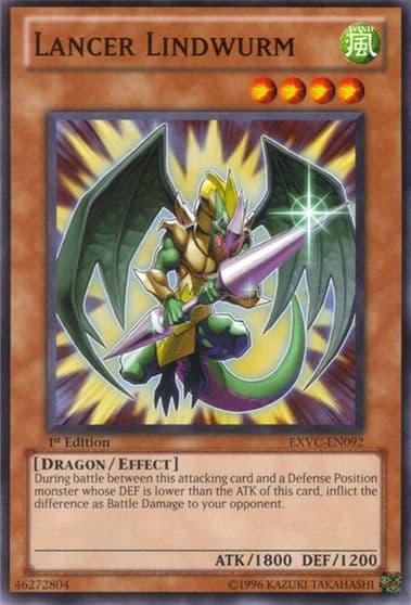 Lancer Lindwurm Extreme Victory Yu-Gi-Oh! card