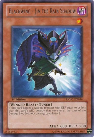 Blackwing Jin the Rain Shadow Extreme Victory Yu-Gi-Oh! card