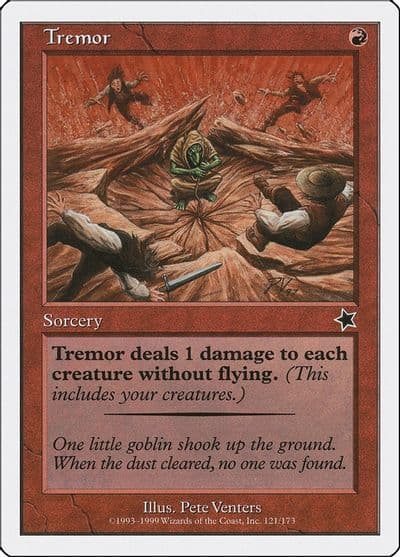 Tremor Starter 1999 Magic card