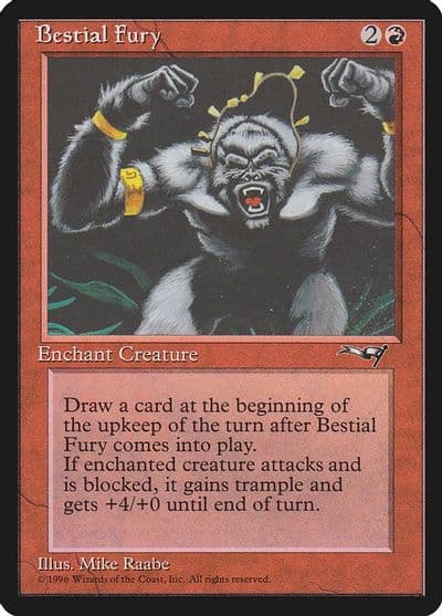 Bestial Fury Alliances Magic card