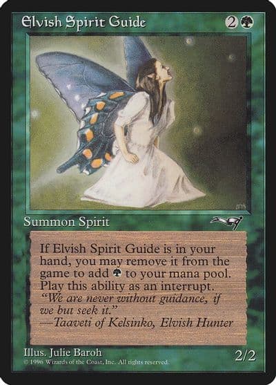 Elvish Spirit Guide Alliances Magic card