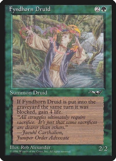 Fyndhorn Druid Alliances Magic card