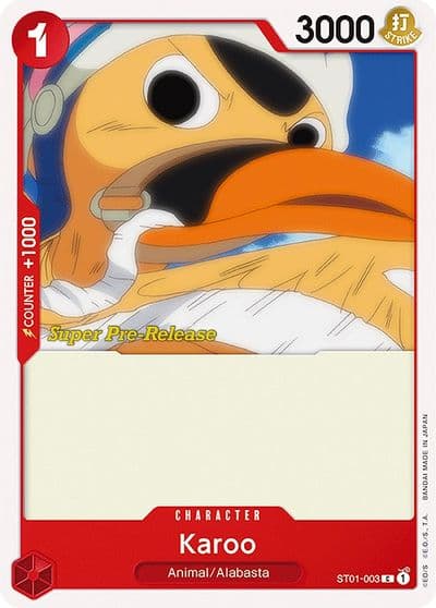 Karoo Super Pre-Release Starter Deck 1: Straw Hat Crew One Piece card