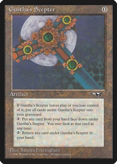 Gusthas Scepter Alliances Magic card