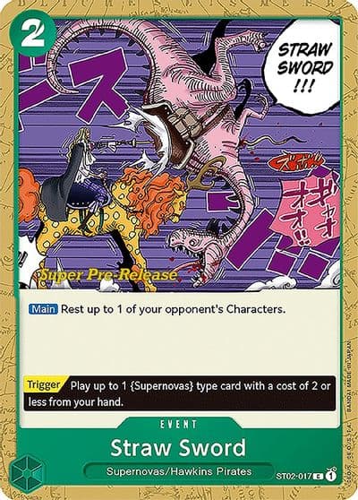 Straw Sword Super Pre-Release Starter Deck 2: Worst Generation One Piece card