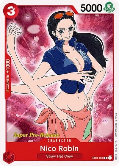 Nico Robin Super Pre-Release Starter Deck 1: Straw Hat Crew One Piece card