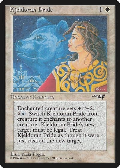 Kjeldoran Pride Bear Alliances Magic card