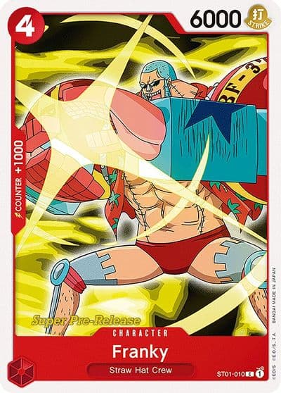 Franky Super Pre-Release Starter Deck 1: Straw Hat Crew One Piece card