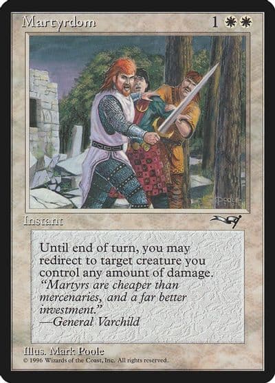Martyrdom Alliances Magic card