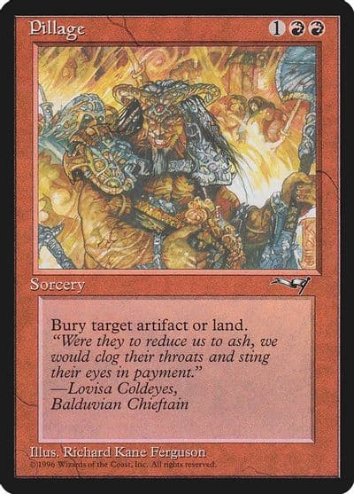 Pillage Alliances Magic card