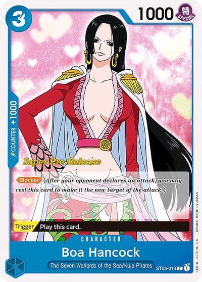 Boa Hancock Super Pre-Release Starter Deck 3: The Seven Warlords of the Sea One Piece card
