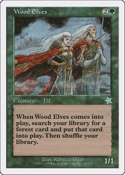 Wood Elves Starter 1999 Magic card
