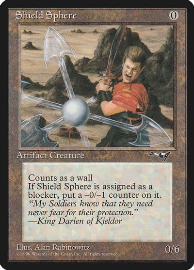 Shield Sphere Alliances Magic card