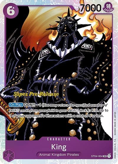 King Super Pre-Release Starter Deck 4: Animal Kingdom Pirates One Piece card