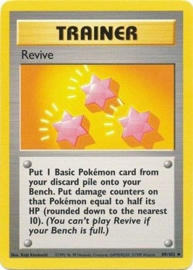 Revive Base Set Pokemon card