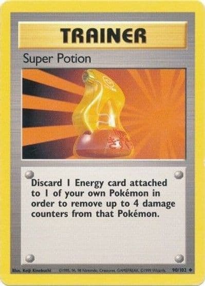 Super Potion Base Set Pokemon card
