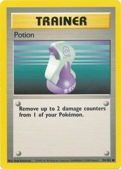 Potion Base Set Pokemon card