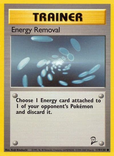 Energy Removal Base Set 2 Pokemon card