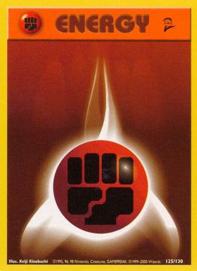 Fighting Energy Base Set 2 Pokemon card