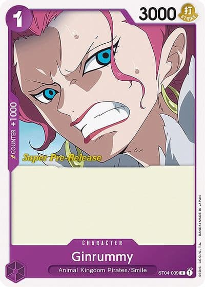 Ginrummy Super Pre-Release Starter Deck 4: Animal Kingdom Pirates One Piece card