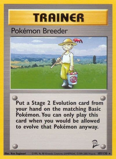 Pokemon Breeder Base Set 2 Pokemon card