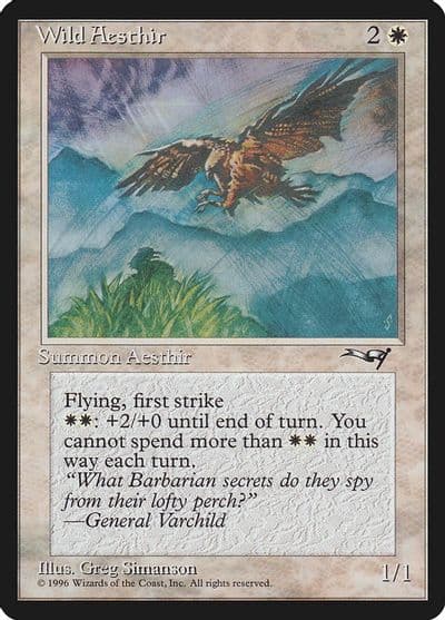 Wild Aesthir Blue Mountains Alliances Magic card