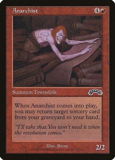 Anarchist Exodus Magic card