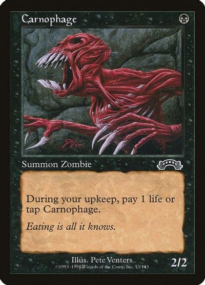 Carnophage Exodus Magic card