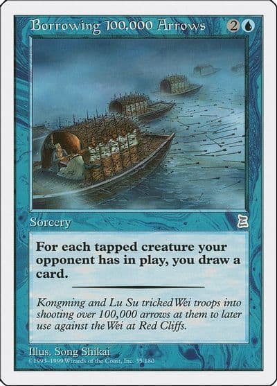 Borrowing 100000 Arrows Portal Three Kingdoms Magic card