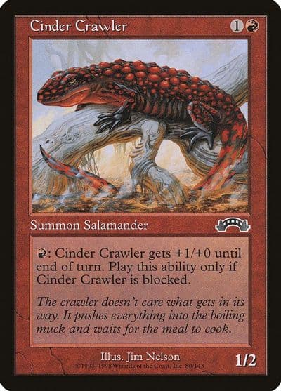 Cinder Crawler Exodus Magic card