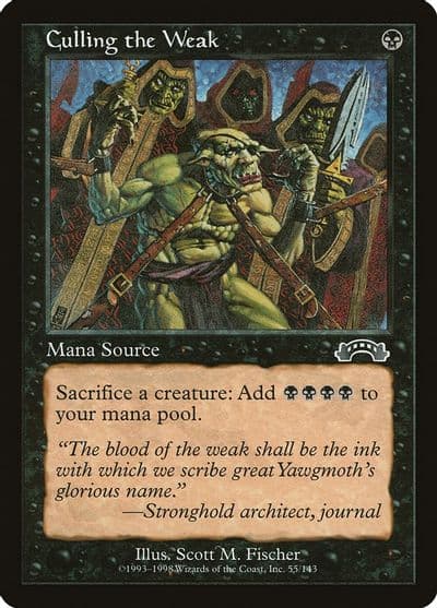 Culling the Weak Exodus Magic card
