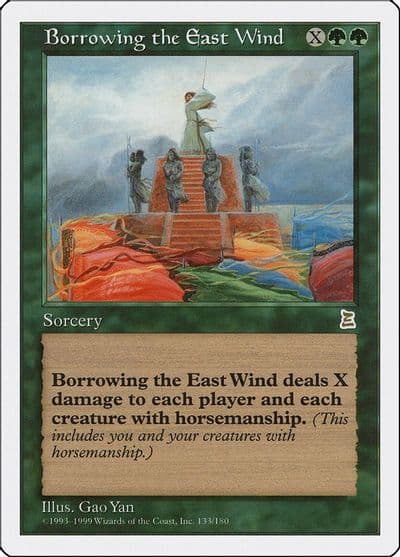 Borrowing the East Wind Portal Three Kingdoms Magic card