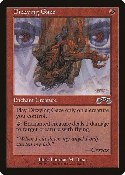 Dizzying Gaze Exodus Magic card