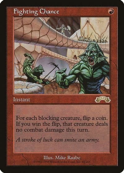 Fighting Chance Exodus Magic card