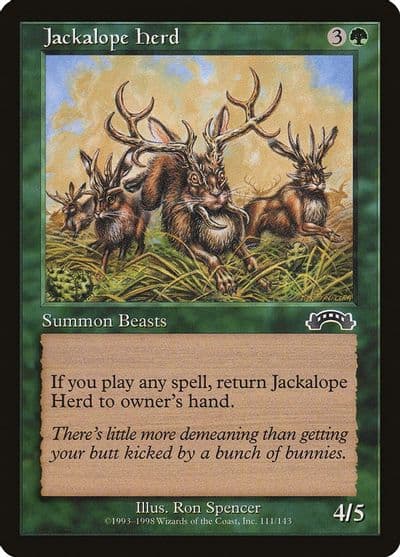 Jackalope Herd Exodus Magic card