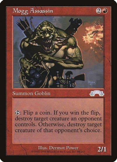 Mogg Assassin Exodus Magic card