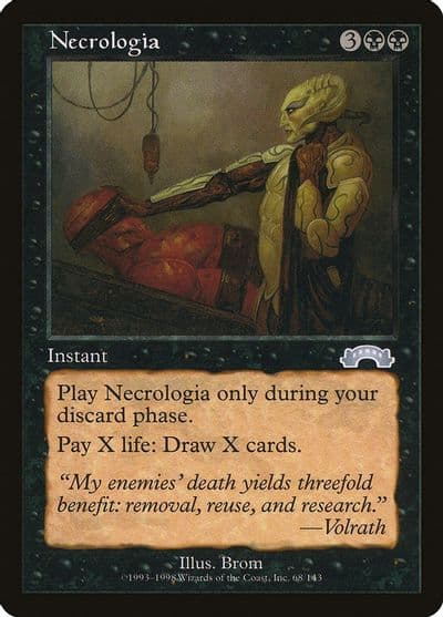 Necrologia Exodus Magic card