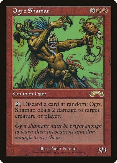 Ogre Shaman Exodus Magic card