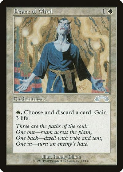 Peace of Mind Exodus Magic card
