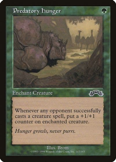 Predatory Hunger Exodus Magic card