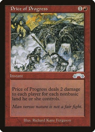Price of Progress Exodus Magic card