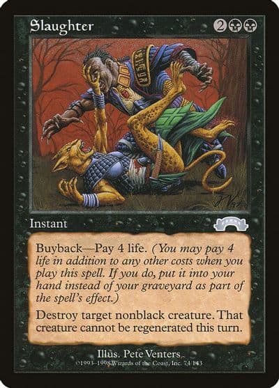 Slaughter Exodus Magic card