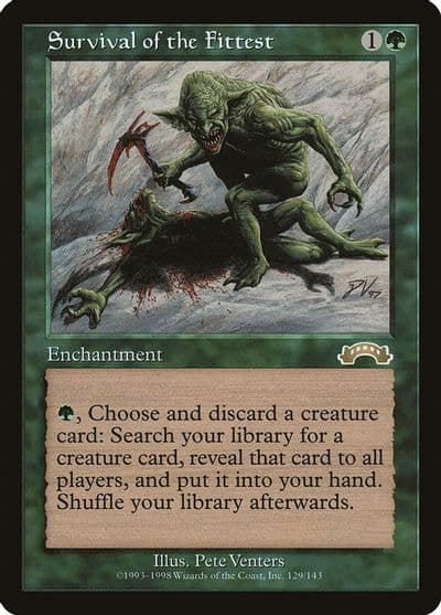 Survival of the Fittest Exodus Magic card