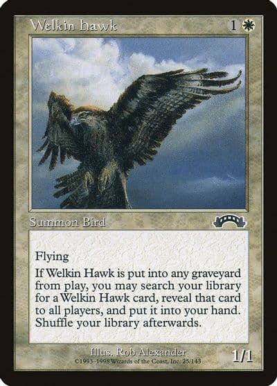 Welkin Hawk Exodus Magic card