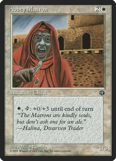 Abbey Matron Homelands Magic card