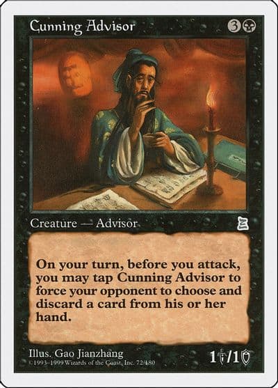Cunning Advisor Portal Three Kingdoms Magic card