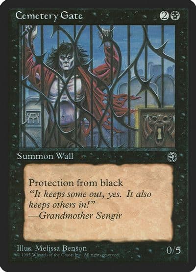 Cemetery Gate Homelands Magic card
