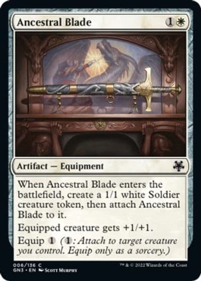 Ancestral Blade Magic Game Night: Free-For-All Magic card