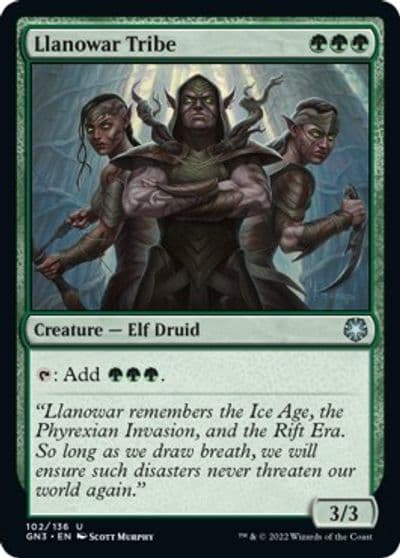 Llanowar Tribe Magic Game Night: Free-For-All Magic card